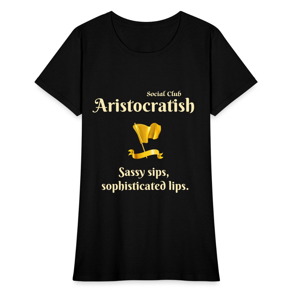 Aristocratish Social Club: Sassy Sips - black